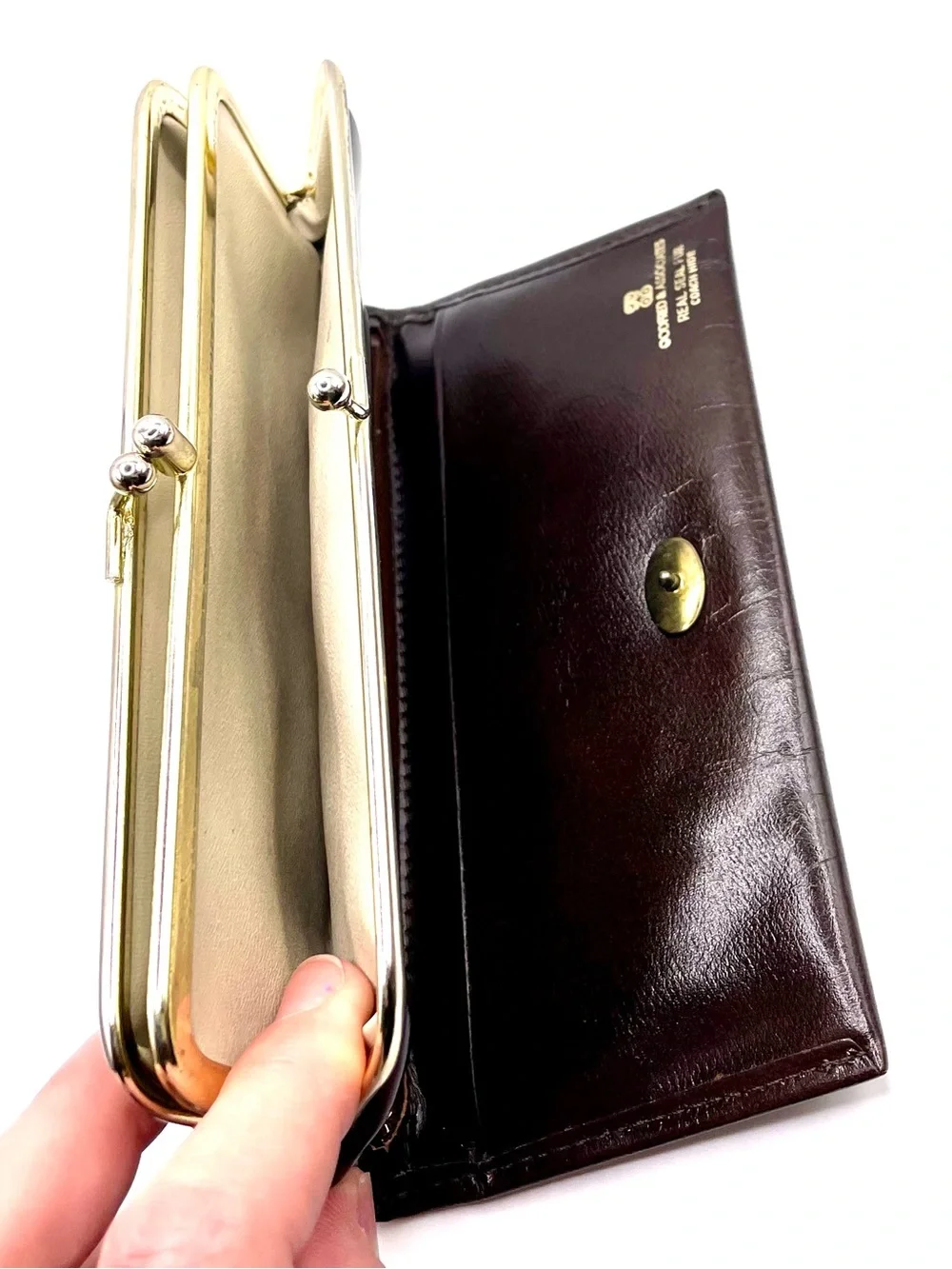 Godfred & Associates Brown Seal Fur, Leather Wallet